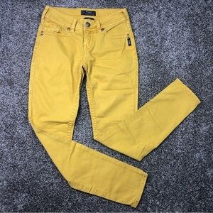 Silver Jeans Mustard Suki Skinny Size W26/L31